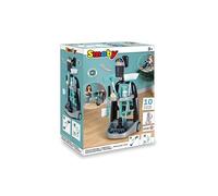 SMOBY - Chariot de ménage + aspirateur électronique avec bruit d'aspiration - 9 Accessoires - Piles Incluses - dès 3 ans