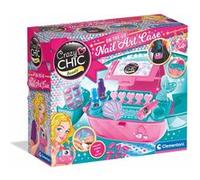 CLEMENTONI - Nail Art Case - Coffret manucure pour Enfants dès 6 Ans - Activité créative et Tendance pour décorer Ses Ongles - Vernis et Accessoires Inclus