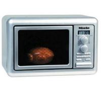 Jeu d'imitation Enfant - Four à Micro-Ondes Miele avec Fonctions réalistes - Accessoire Cuisine - Set Jouet Fille + Carte Tigre