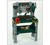 Theo Klein 8637 Jeu D'imitation - Etabli Sonore Avec Perceuse À Colonne Et Accessoires - Bosch Hauteur Adjustable