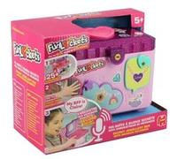FUNLOCKETS - Boite à Bijoux électronique avec enregistreur Vocal - Compartiment Secret - 25 Surprises - Accessoires pour créer Ses Bijoux - 5 Ans