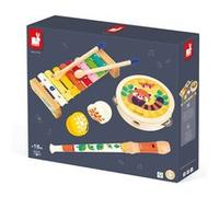 Set Musical Gioia - 4 Instruments de Musique Enfant - Jouets d'Imitation et d'Éveil Musical - Jeu en Bois FSC - Dès 18 Mois
