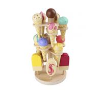 Small Foot Design – Présentoir à glaces mobile en bois 1248 – accessoires, dès 3 ans – multicolore