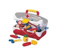 Jeu d'imitation - Mallette Docteur Transparente avec Accessoires - Set Jouet Fille médecin + Carte Tigre