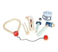 Jeu d'imitation - SMALL FOOT COMPANY - Kit de jeu Médecin - 6 pièces - Bois - Pour enfants de 3 à 8 ans Beige