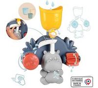 Jouet de bain Smoby Little Smoby Hippo - Toboggan et roues pour bébé de 18 mois - Bleu et vert