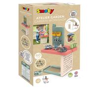 Smoby Atelier de bricolage Life - Fabriqué en France, matière recyclée, 39 accessoires, dès 2 ans