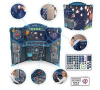 Smoby - Space Center - Jeu Découverte de l'espace - 15 Activités - Plus de 60 Accessoires - Imitation Astronaute - Conduire sa Fusée - A Partir de 5 Ans - Fabrication Française