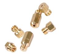 Faure Jeu d'injecteurs gaz naturel 50269253006 – Cuisinière Jaune – Compatible avec plusieurs modèles