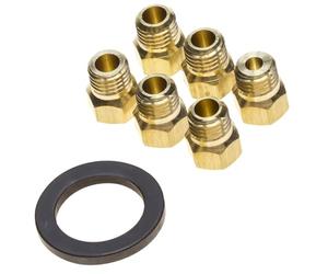 Jeu d'Injecteurs, gicleurs gaz butane propane d'origine Four, cuisinière 481231038976 WHIRLPOOL Four, cuisinière 481231038976 WHIRLPOOL