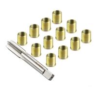Jeu d'inserts filetés en acier inoxydable pour M14X1 25 avec taraud en acier rapide, outil essentiel pour les réparations de moteur
