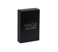 Cartamundi Jeu divinatoire Oracle Belline – 52 cartes, coffret noir et or – Édition standard