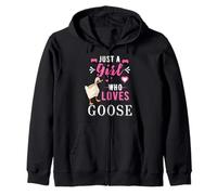 Jeu d'oie sans Titre Juste Une Fille Qui Aime Goose Sweat à Capuche