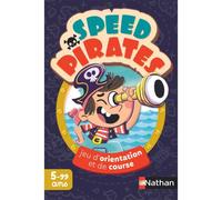 Jeu d'orientation Nathan Speed Pirates Course et observation Bleu marine