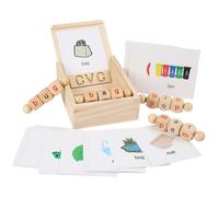 Jeu D'Orthographe En Bois Montessori, Puzzle De Lettres, Cartes Flash, Vue Des Mots, Jouets Éducatifs Pour Filles Et Garçons