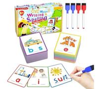 Jeu D'orthographe | Mots fréquents,Matériel D'écriture Cartes Flash Jouet pour Lecture 3-6 Ans Maternelle Maternelle Préscolaire