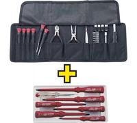 Jeu d'outils 32 pièces pour électricien en sacoche