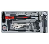 Jeu d'outils - 9pcs - en PS tray