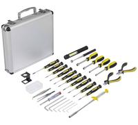 Jeu d'outils Basetech BT-1954694 pour les bricoleurs, pour les techniciens, pour électricien en valise 30 pièces
