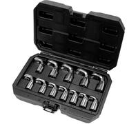 JEU D'OUTILS CLES A TUYAUTER TETES ARTICULEES TYPE CROWFOOT