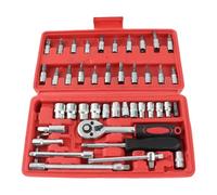 Jeu d'outils de liquet 46 pièces, jeux de tournevis de précision métriques stables, embouts multiples professionnels pour vélos électriques, motos (46 Pcs Set)