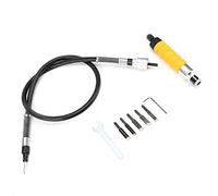 Jeu d'outils de menuiserie ciseau à bois électrique poignée jaune sans effort avec ensemble d'outils de clé