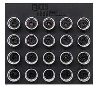 BGS technic KG - Insert de servante d'atelier 1/6, Jeu d'outils réglage écrous jantes VAG, 20 pièces