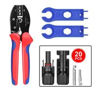 Jeu d'outils de sertissage, pinces multifonctions, construction chrome-vanadium, 3