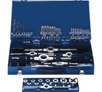 Jeu d'outils de taraudage M3-M12 44 pces. HSS Cass. métal PROMAT