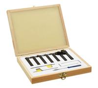 Jeu d'outils de tournage indexables 12 pcs 8x8 mm 70 mm