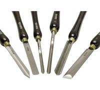 Holzmann Coffret de 6 gouges de tournage HSS H6TLG