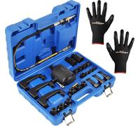 jeu d'outils d'éjection d'injecteur de 24 pièces, conception à percussion pneumatique, plusieurs adaptateurs, sac de rangement compact