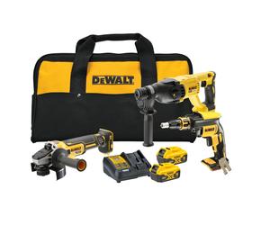 Jeu d'outils Dewalt DCH133+DCG405+DCF620, 18V XR, Li-Ion 2x5,0Ah, DCK304P2