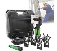 Jeu d'Outils d'Expansion Outil d'extension de tube électrique, outil d'évasement de tube excentrique à 45°, kit d'outils d'évasement sans fil 1/4”-3/4”, 5/8 tailles de pinces, métr