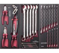 Jeu d'outils, EVA, clés mixtes et pinces, 24 pièces