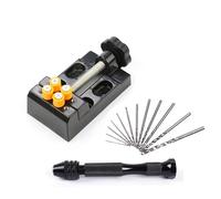 Jeu d'outils manuels avec micro foret hélicoïdal Le noir