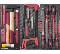 Jeu d'outils, outils de frappe et de coupe avec limes, 40 pces