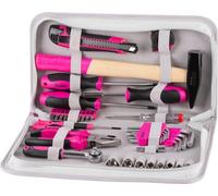 Jeu d'outils pour femme LADIES PINK SET11, 39 pièces, rose, en sac