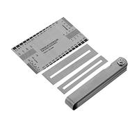 Jeu d'outils pour luthier, règle de jauge d'action de corde + jauges d'épaisseur de 32 morceaux + protections de protection de touche