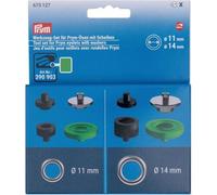 Jeu D'outils Pour Oeillets 11 Et 14 Mm - Compatible Avec La Pince Vario Creative Tool - Prym Bleu