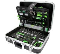 Jeu d'outils universels - Competition - 145 pièces - 1/4"" + 1/2"" - Profil FlankTraction - Chrome vanadium