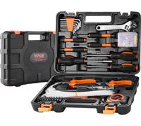 Jeu d'outils VEVOR, 132 pièces d'outillage à main ménager général, jeu d'outils de bricolage avec boîte à outils portable, acier de haute qualité,