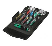 Jeu d'outils - WERA - Kraftform Kompakt 100 - 52 outils - Embouts Torx - Protection électrique non