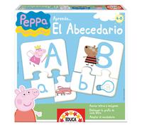 Jeu d'ouverture de l'abecedario Peppa Pig éduque Borras