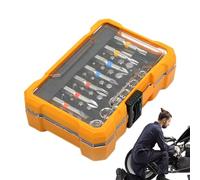 Jeu D'Pour Tournevis | 50 Pièces Outil En Acier Magnétique Avec Boîte De Rangement,Jeu de Mèches pour Perçage et Vissage | Pour Perçage Sur Verre, Brique, Granit, Bois, Carrelage, Porcelaine,