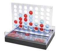 Jeu du 4 à la suite transparent avec pions rouges et bleus et éclairage LED - - ALTOBUY Transparent G