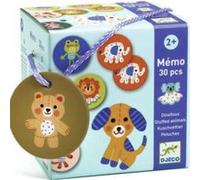 Jeu du memo loto domino - Doudous Marron G