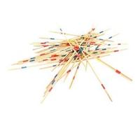 FLYPOP'S - Mikado - Jeu d'Adresse - 140793LIN - Multicolore - Bois - 2 à 6 Joueurs - Jouet Enfant - Jeux de Société - Jeux de Voyage - 18 cm x 1 cm - À Partir de 4 Ans