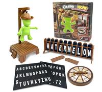 Jeu du Pendu, Jeu de Société Cowboy Hangman, Devinez Le Mot, Jeu de Devinettes Magnétiques à Suspendre, Devine Le Mot Avant D'être Pendu, Jeu de Voyage Amusant, 2 Joueurs et Plus