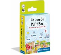 Clementoni – Jeu de cartes éducatif – Le Jeu du Petit Bac – Vocabulaire Famille – 7 ans+